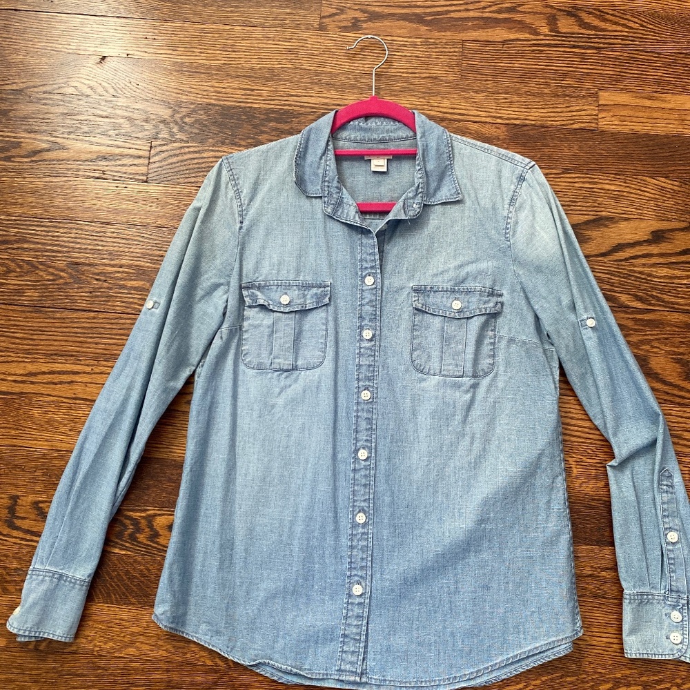 JCrew Denim Button Down Shirt